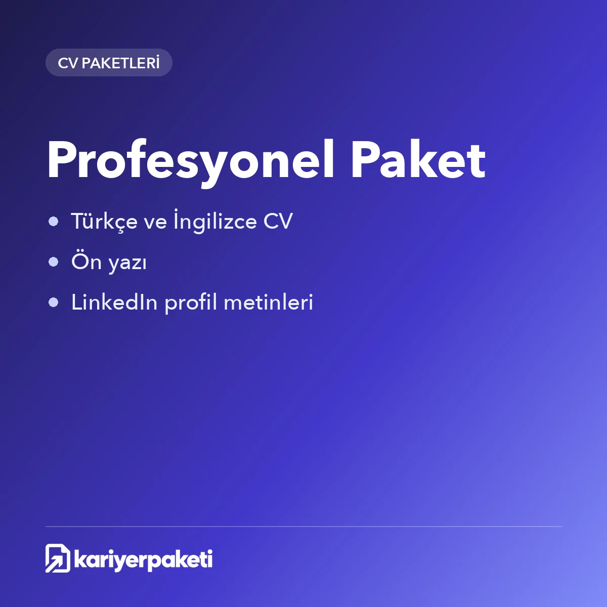 Profesyonel Paket
