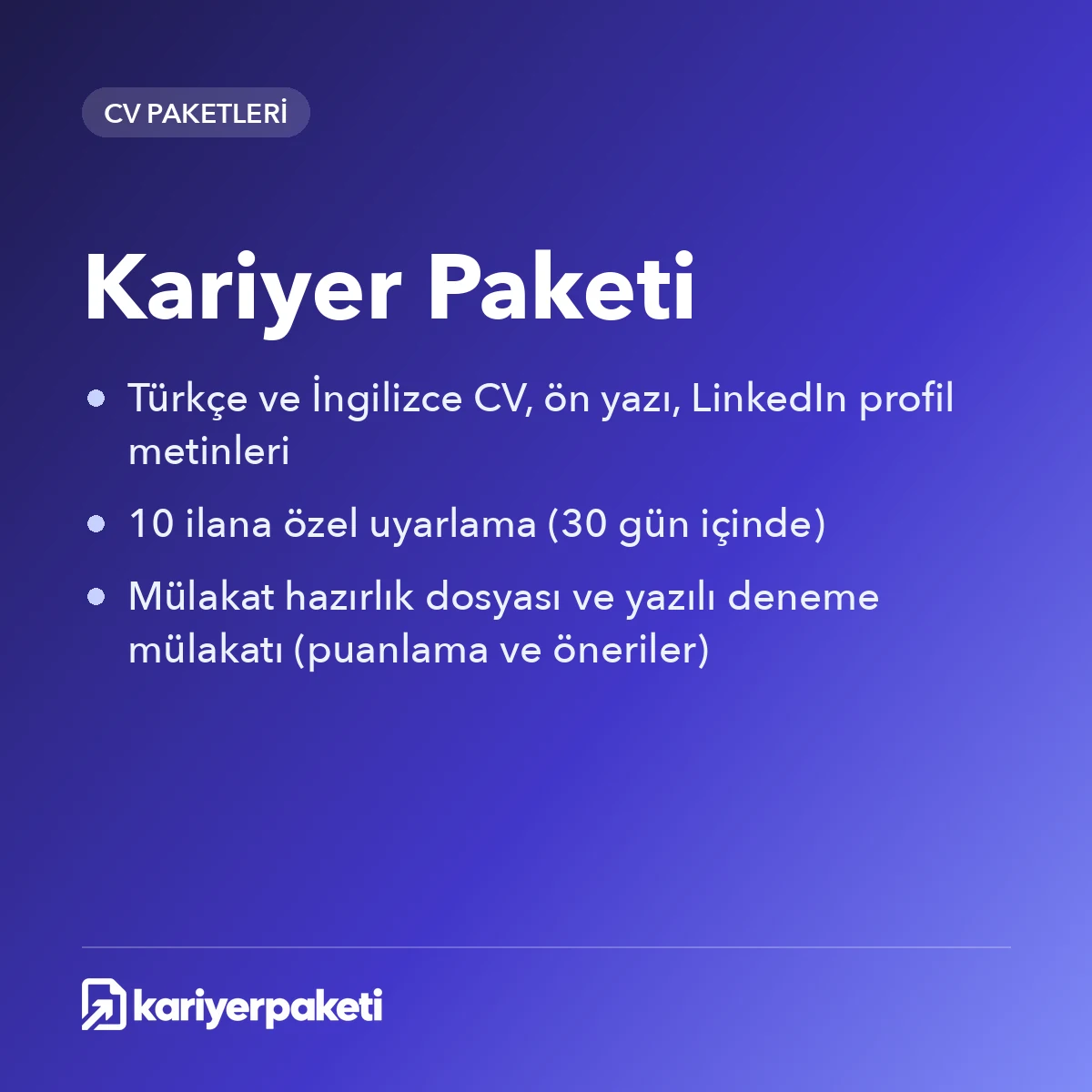 Kariyer Paketi