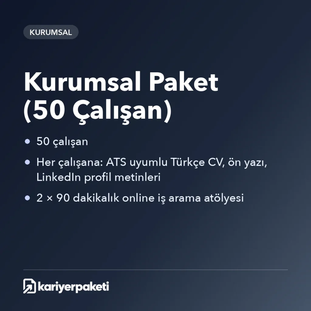 Kurumsal Paket (50 Çalışan)